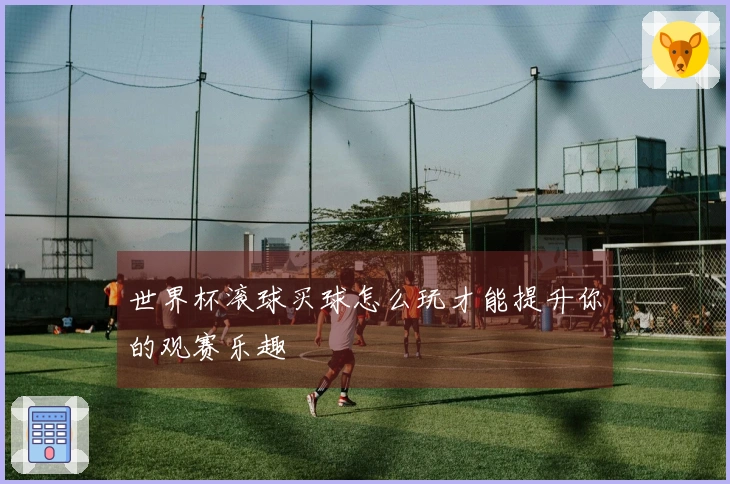 世界杯滚球买球怎么玩才能提升你的观赛乐趣