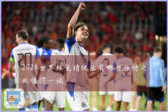 2026世界杯竞猜玩法有哪些独特之处值得一试